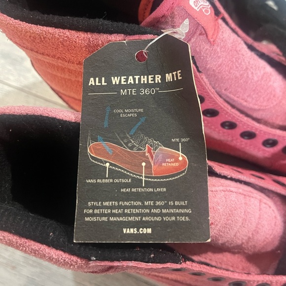 Vans SK8-Hi Platform All Weather Suede MTE Dessert Rose/Black M: 7.5, W: 9 NWT - Picture 6 of 12